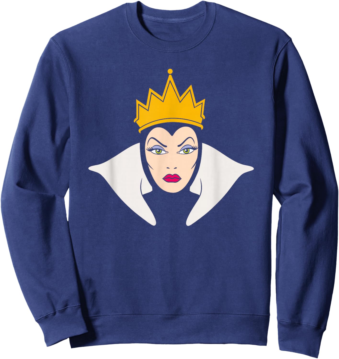 Disney Villains The Evil Queen Big Villain Energy Portrait Sweatshirt - Sweatshirt | Navy