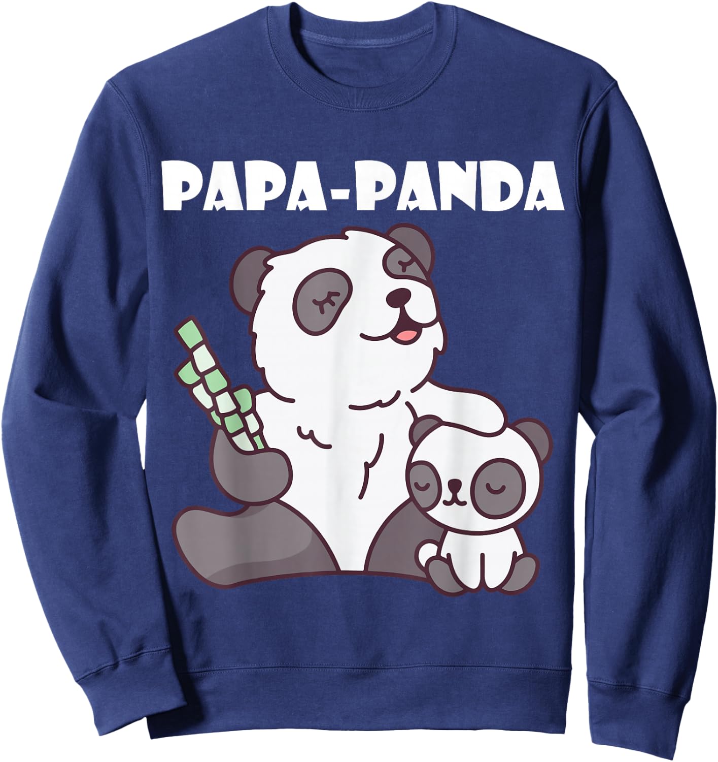 Father's Day - Papa Panda Sweatshirt - Sweatshirt | Navy