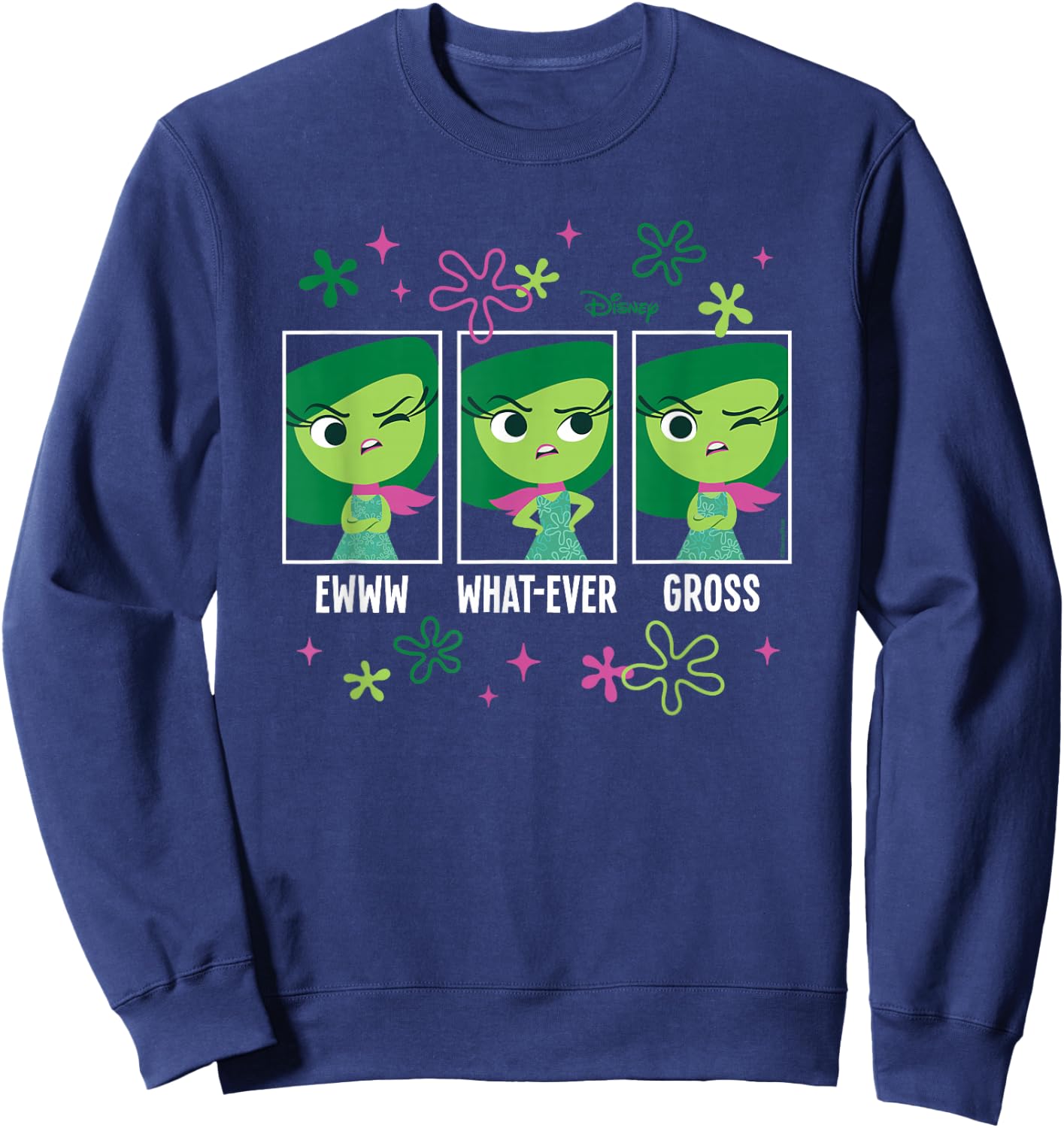 Inside Out - Disgust Moods Sweatshirt - Sweatshirt | Navy