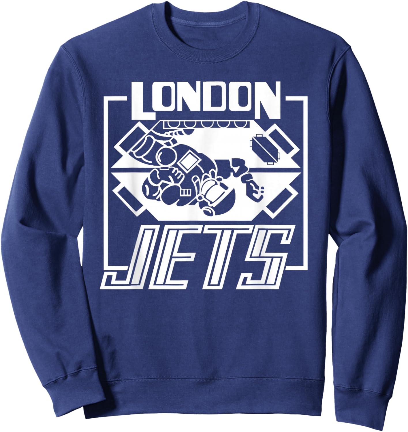 London Jets Zero Gee Football Team Sweatshirt - Sweatshirt | Navy
