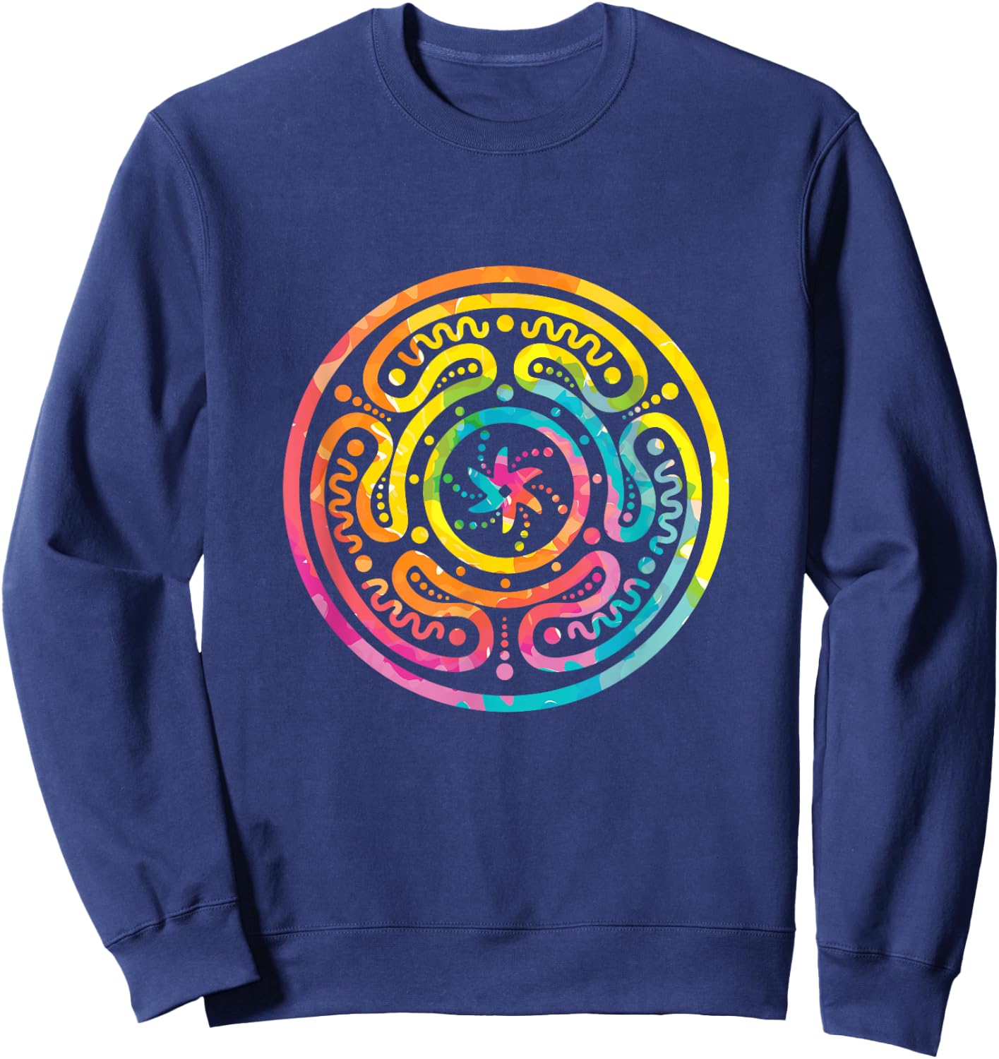 Hecate Wheel Goddess Symbol Magical Spiritual Sweatshirt - Sweatshirt | Navy