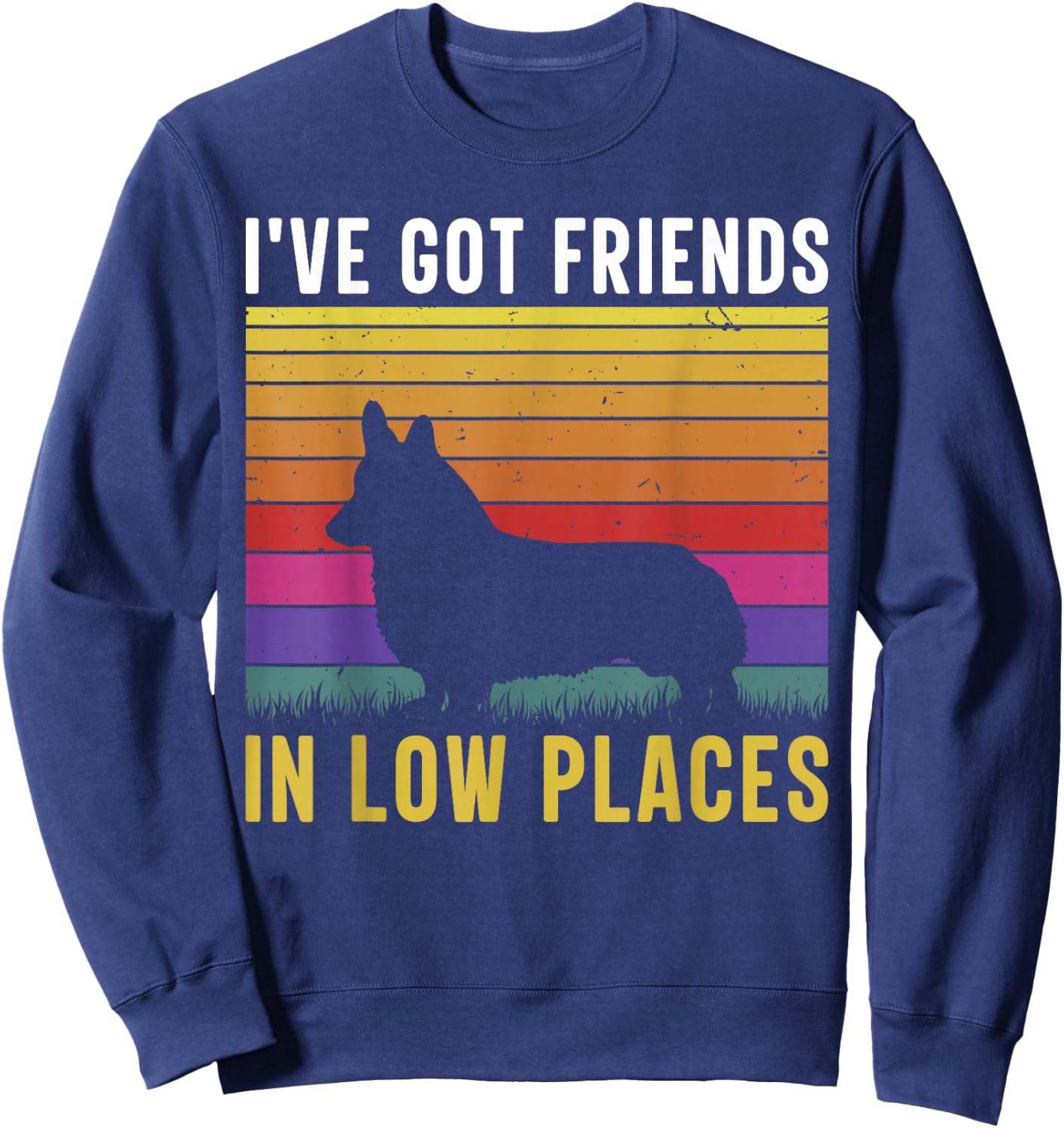 I've Got Friends In Low Places Sweatshirt - Sweatshirt | Navy