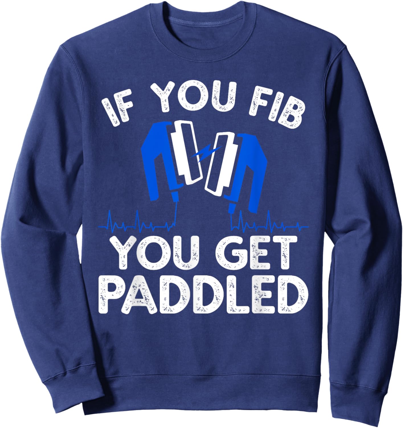 Funny Paramedic Art Women EMT Healthcare Paramedic Sweatshirt - Sweatshirt | Navy