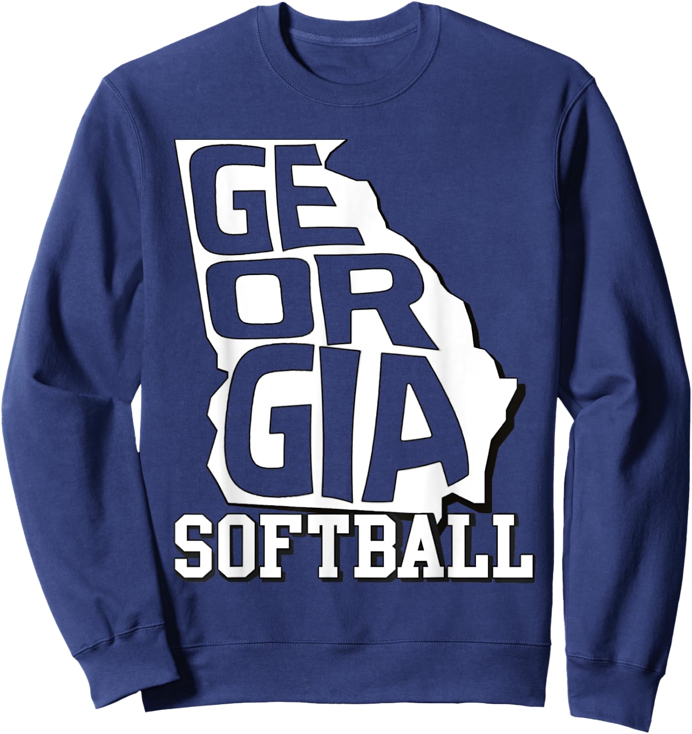 Georgia Softball Sweatshirt - Sweatshirt | Navy
