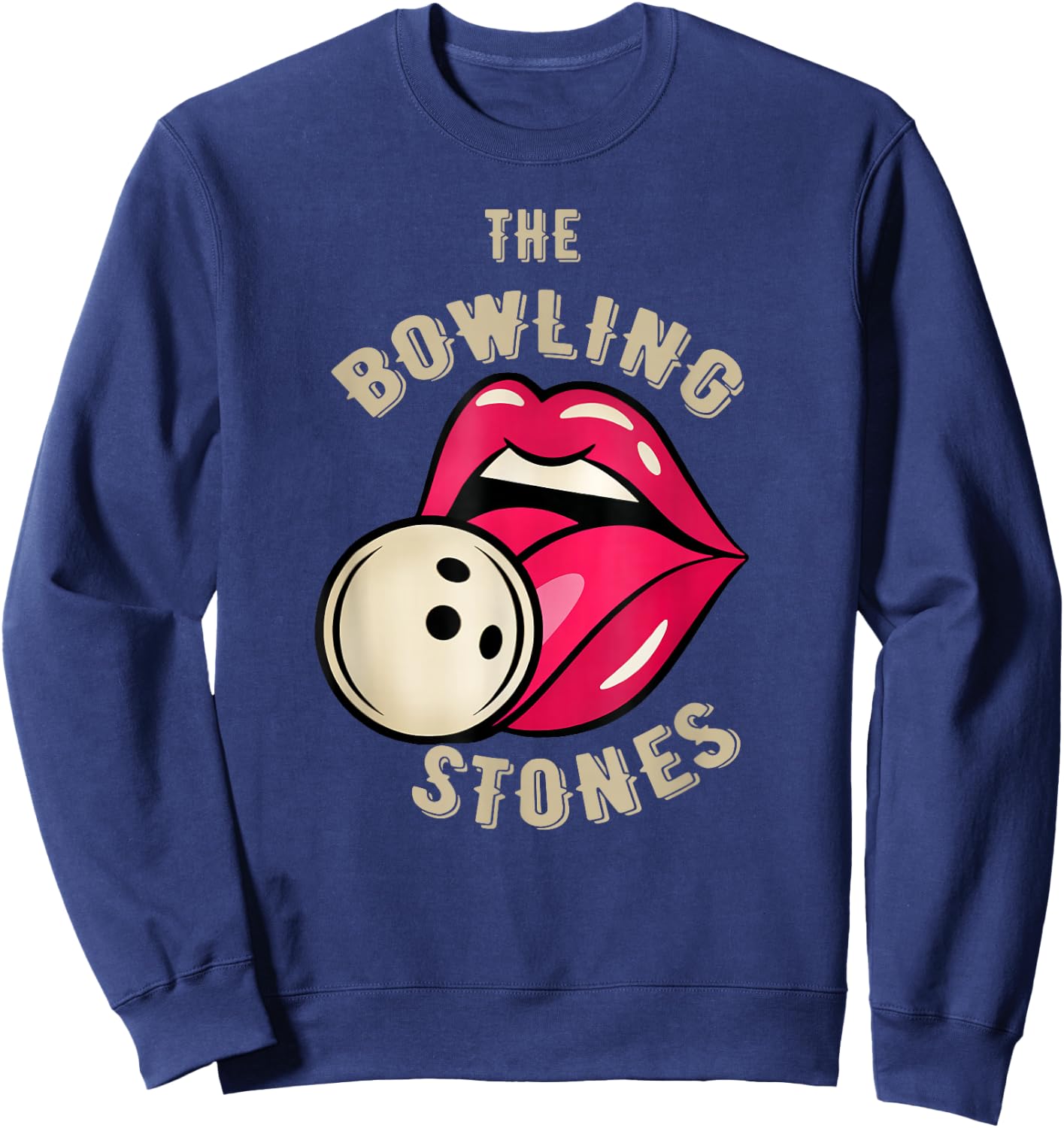 The bowling stone bowling Sweatshirt - Sweatshirt | Navy