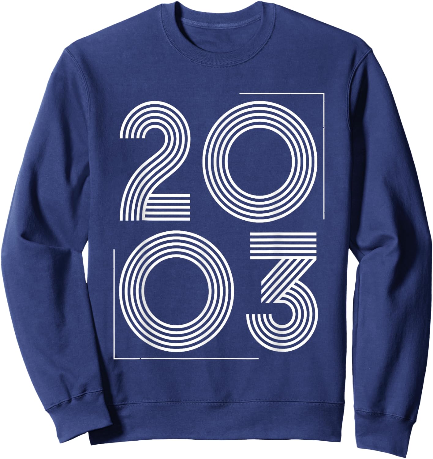Vintage 2003 T Shirts Retro Funny 2003 Birthday Sweatshirt - Sweatshirt | Navy