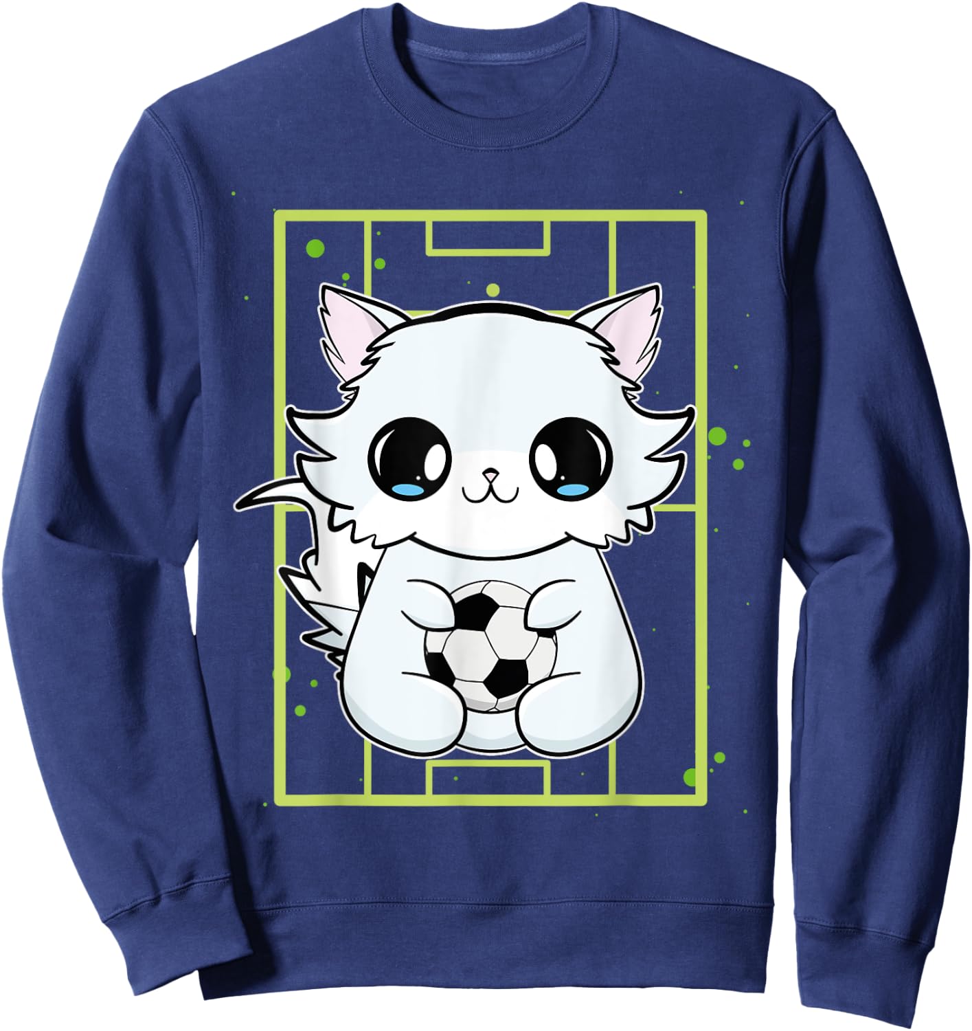Arctic Fox Soccer Ball Sweatshirt - Sweatshirt | Navy