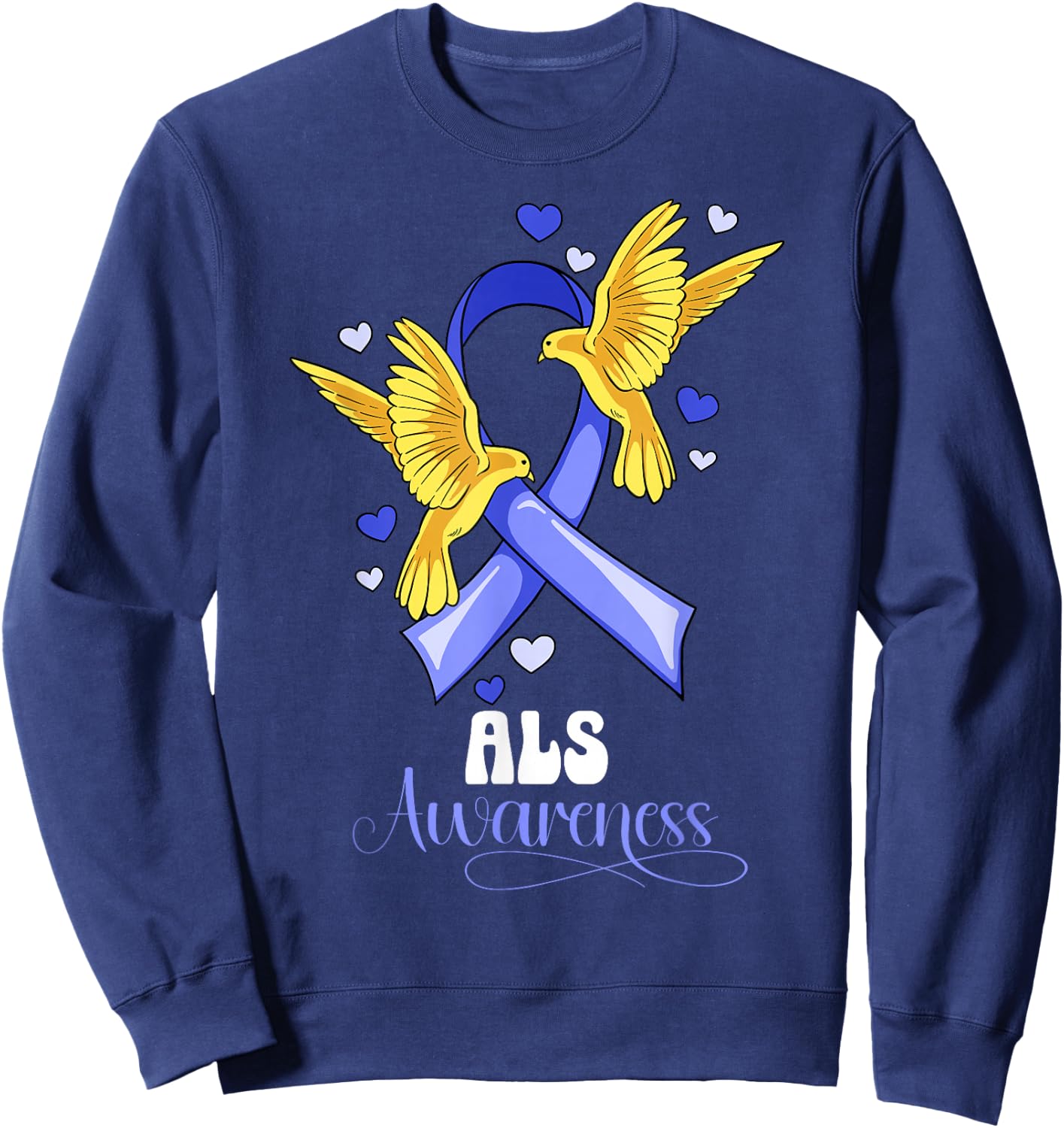 Als Awareness Sweatshirt - Sweatshirt | Navy