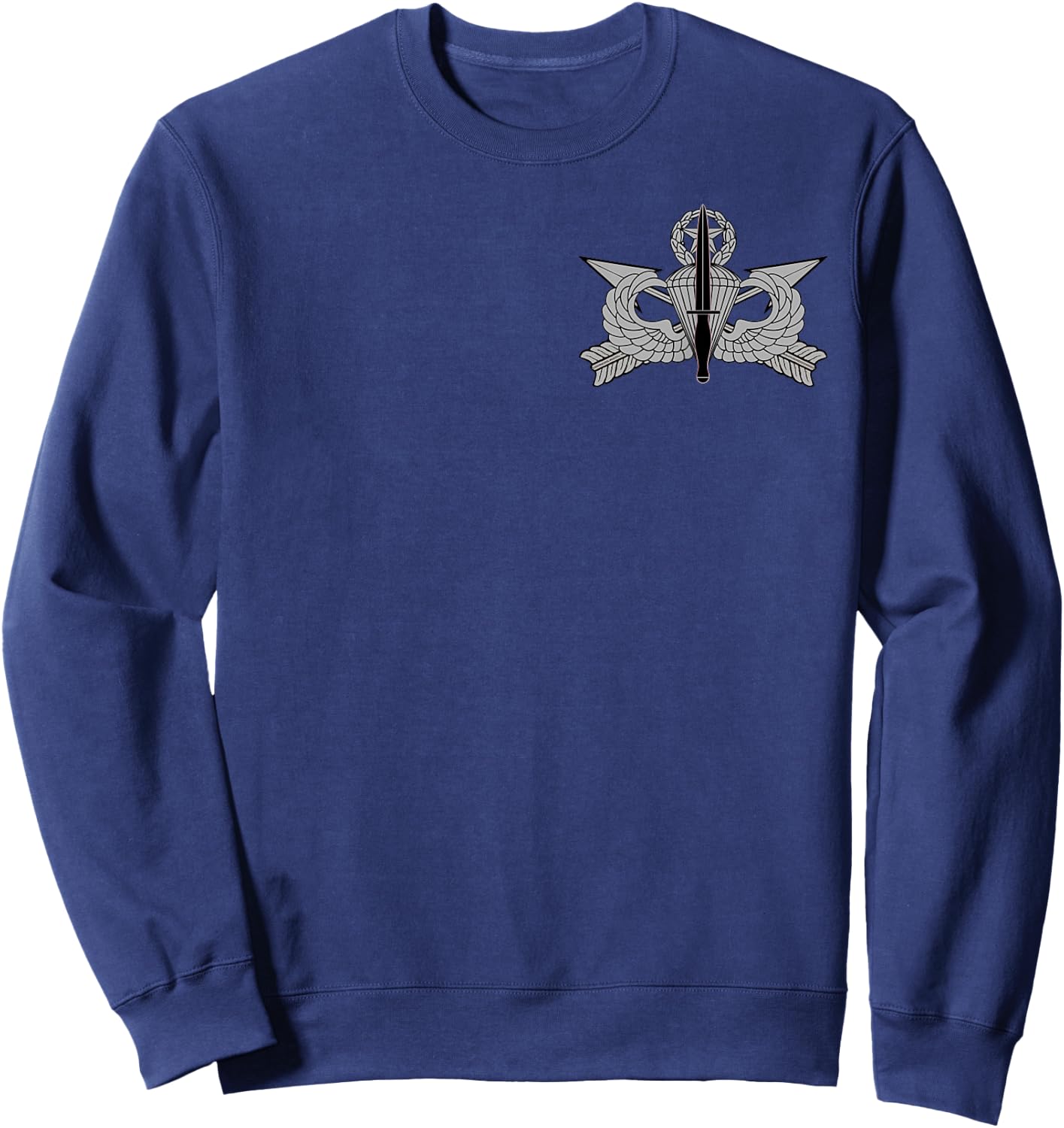 US Special Forces USASOC Jumpmaster Airborne Wings Sweatshirt - Sweatshirt | Navy