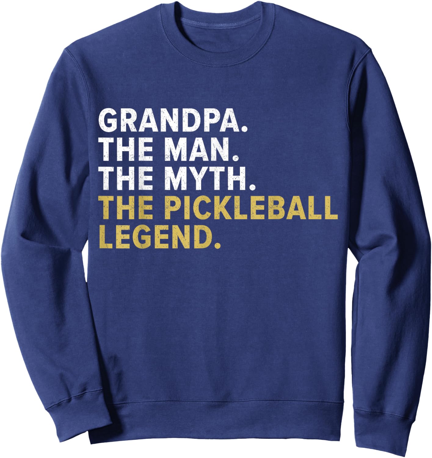 Funny Pickleball Shirts - Retirement Pickle Ball Sweatshirt - Sweatshirt | Navy