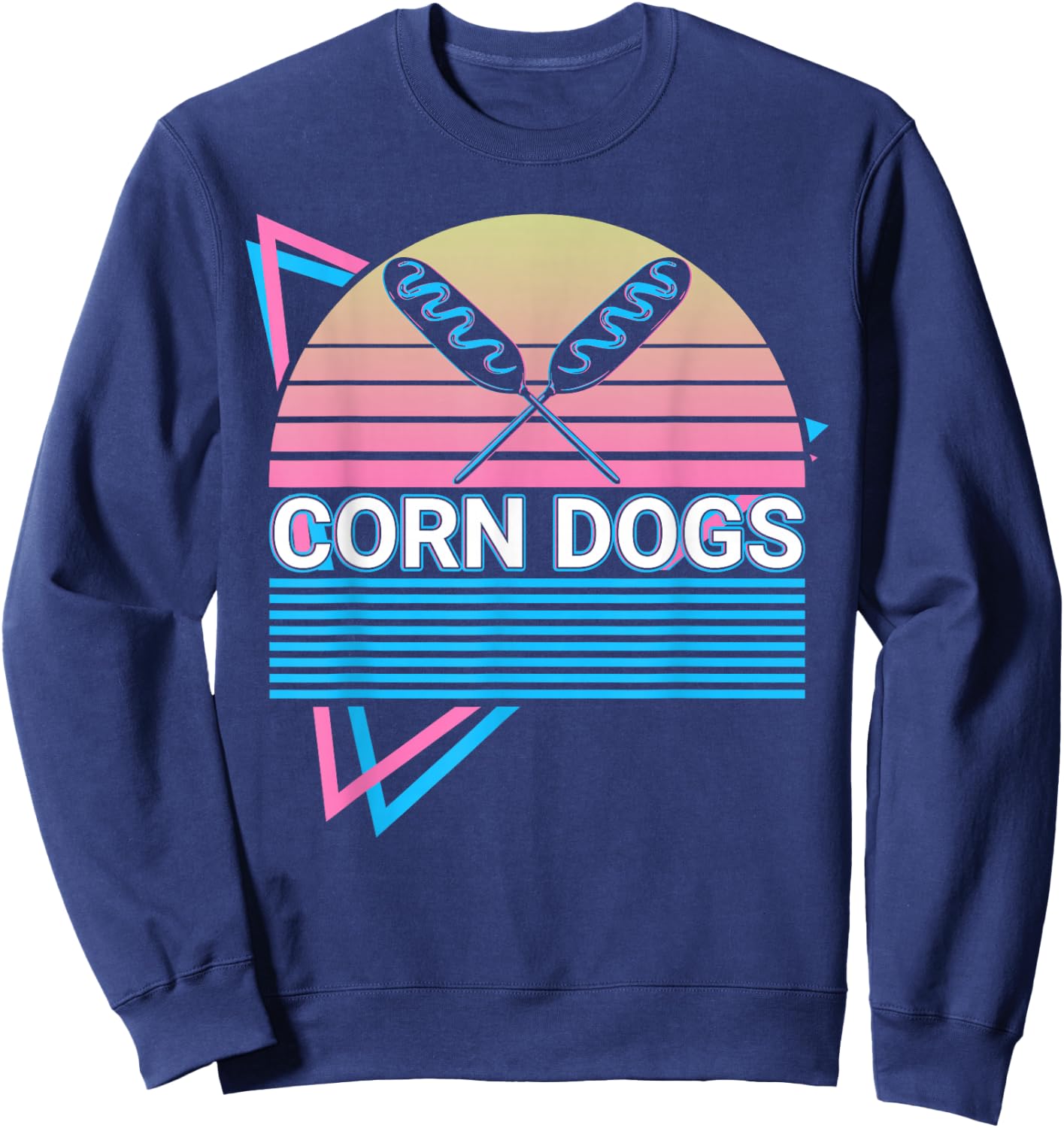 Corn Dogs Hot Dogs Sweatshirt - Sweatshirt | Navy