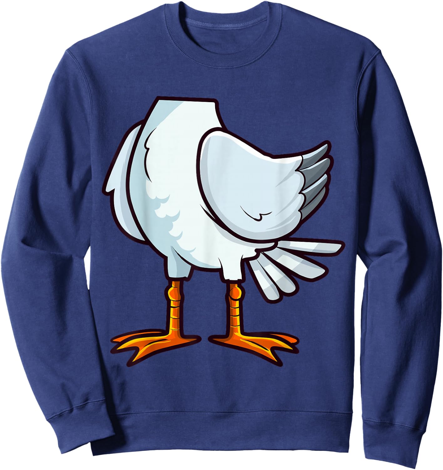 Seagull Funny Halloween Costume Party Cosplay Seabirds Kids Sweatshirt - Sweatshirt | Navy