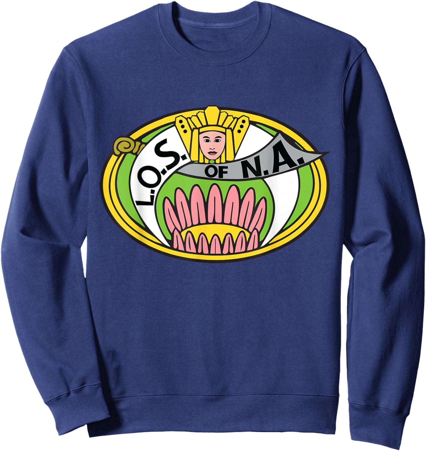 Ladies Oriental Shriner of North America Noble Shrine Fez Sweatshirt - Sweatshirt | Navy