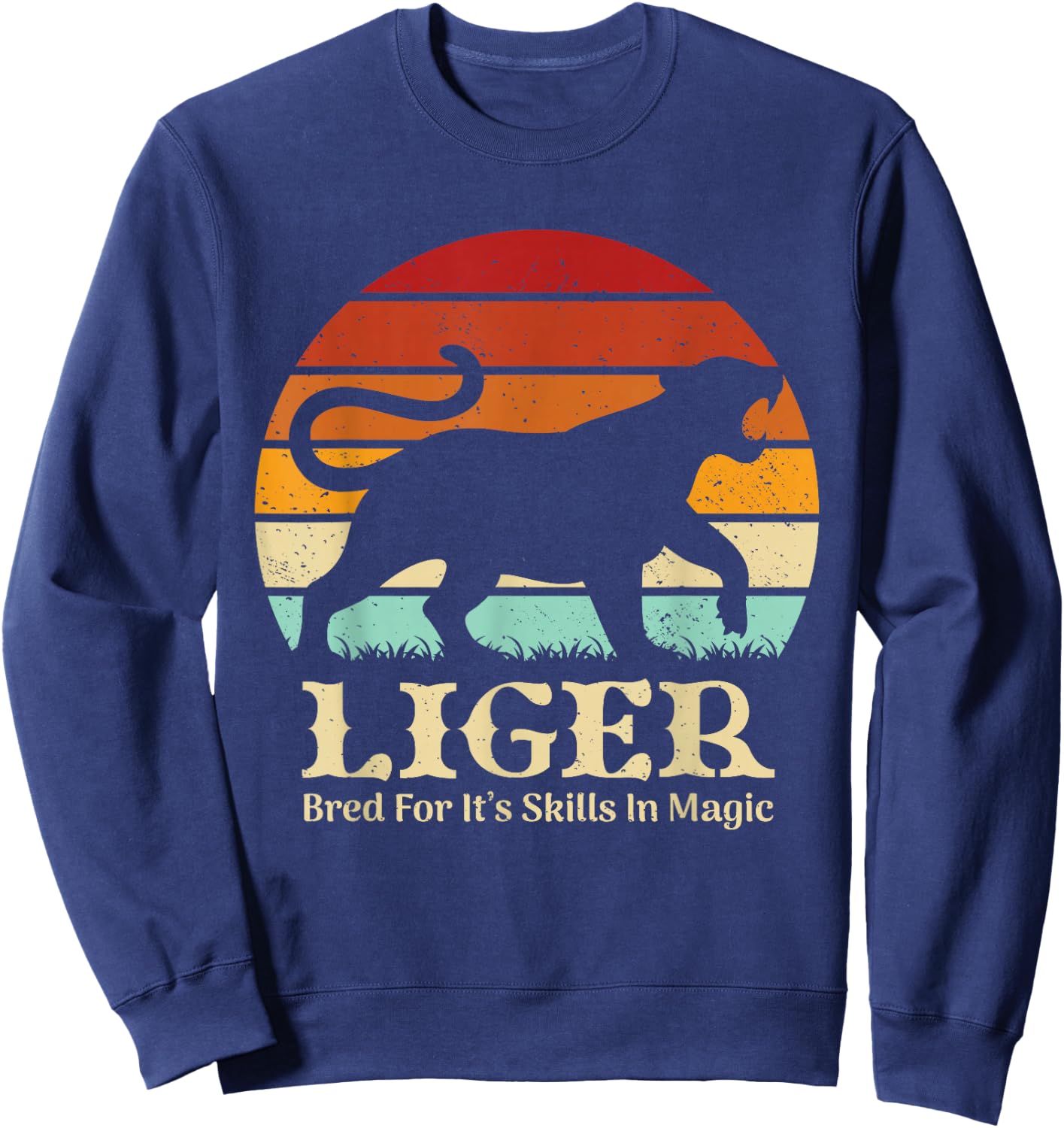 Liger Bred For Ist Skills In Magic Sweatshirt - Sweatshirt | Navy