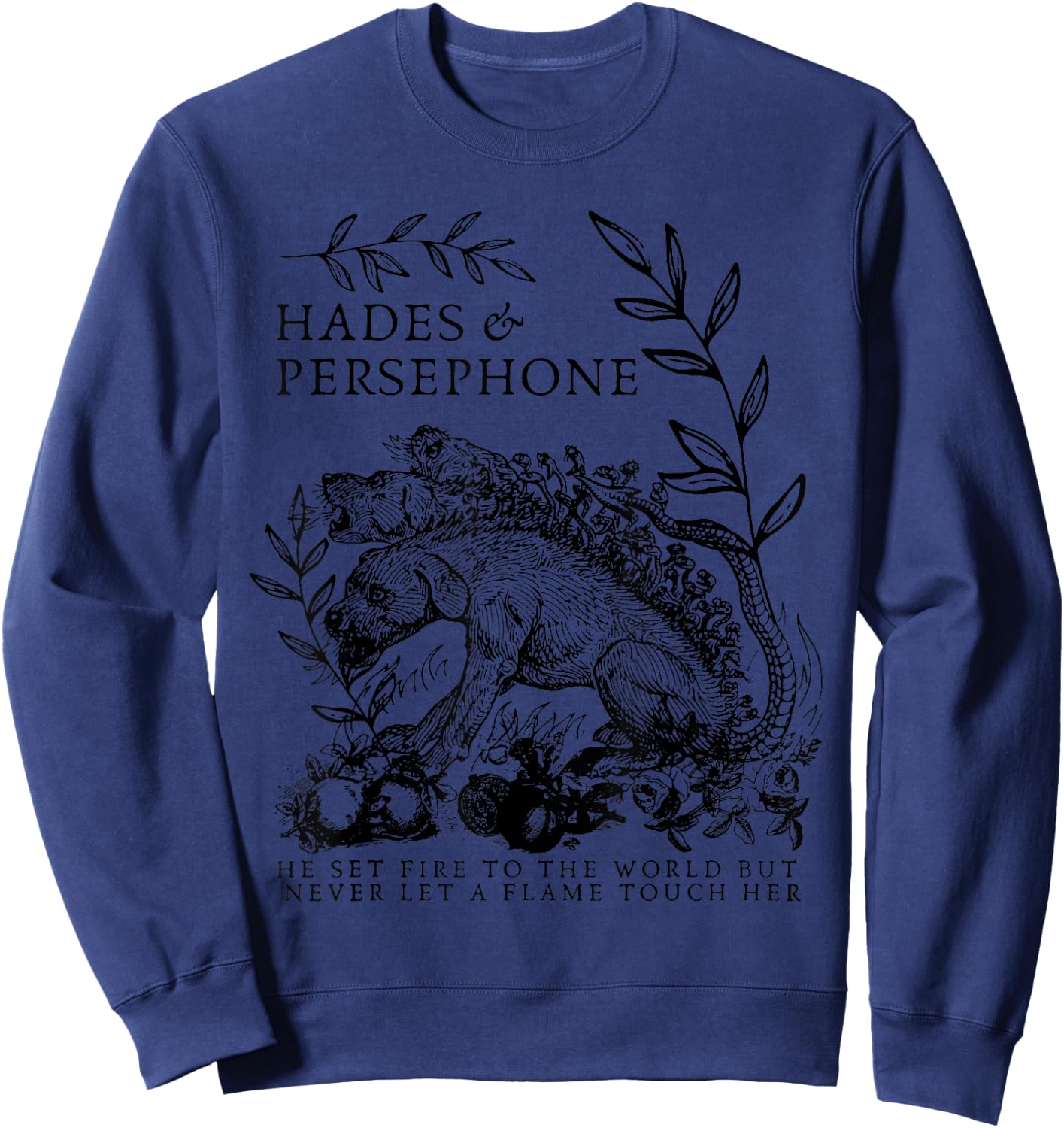 Hades And Persephone Mythology Sweatshirt - Sweatshirt | Navy