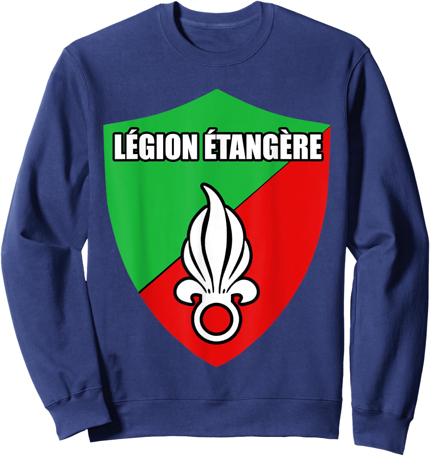 France Foreign Legion Etangere Military Crest Sweatshirt - Sweatshirt | Navy