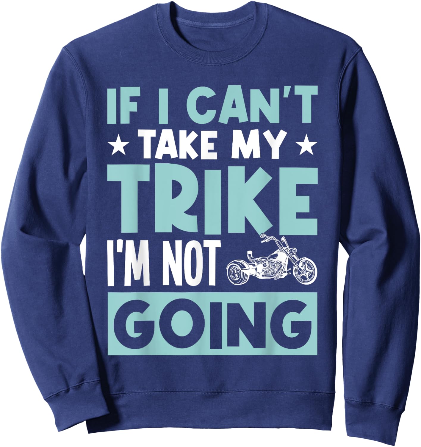 Trike Motorcycle Accessories Triker Trike for Adults Sweatshirt - Sweatshirt | Navy