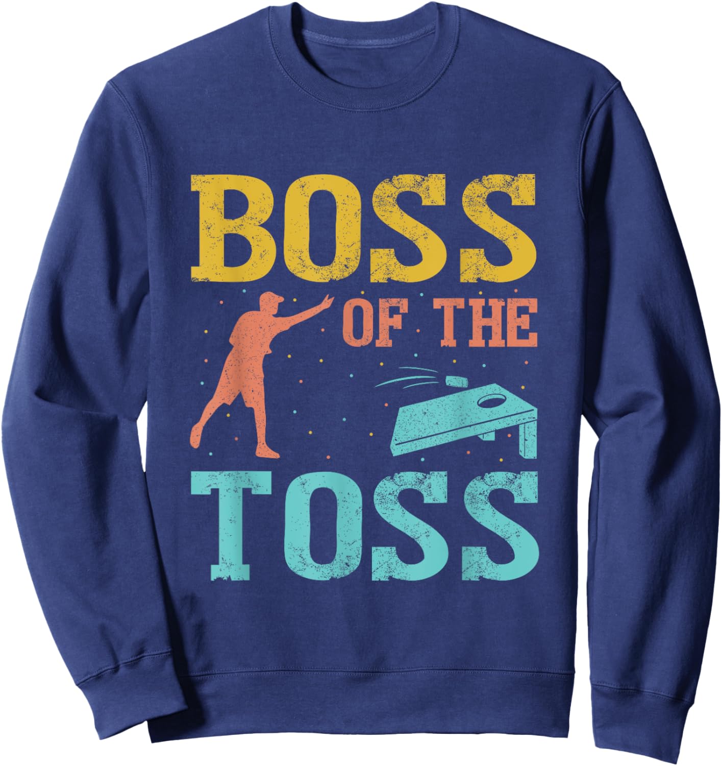 Cool Cornhole Women Cornhole Champion Cornhole Lover Sweatshirt - Sweatshirt | Navy