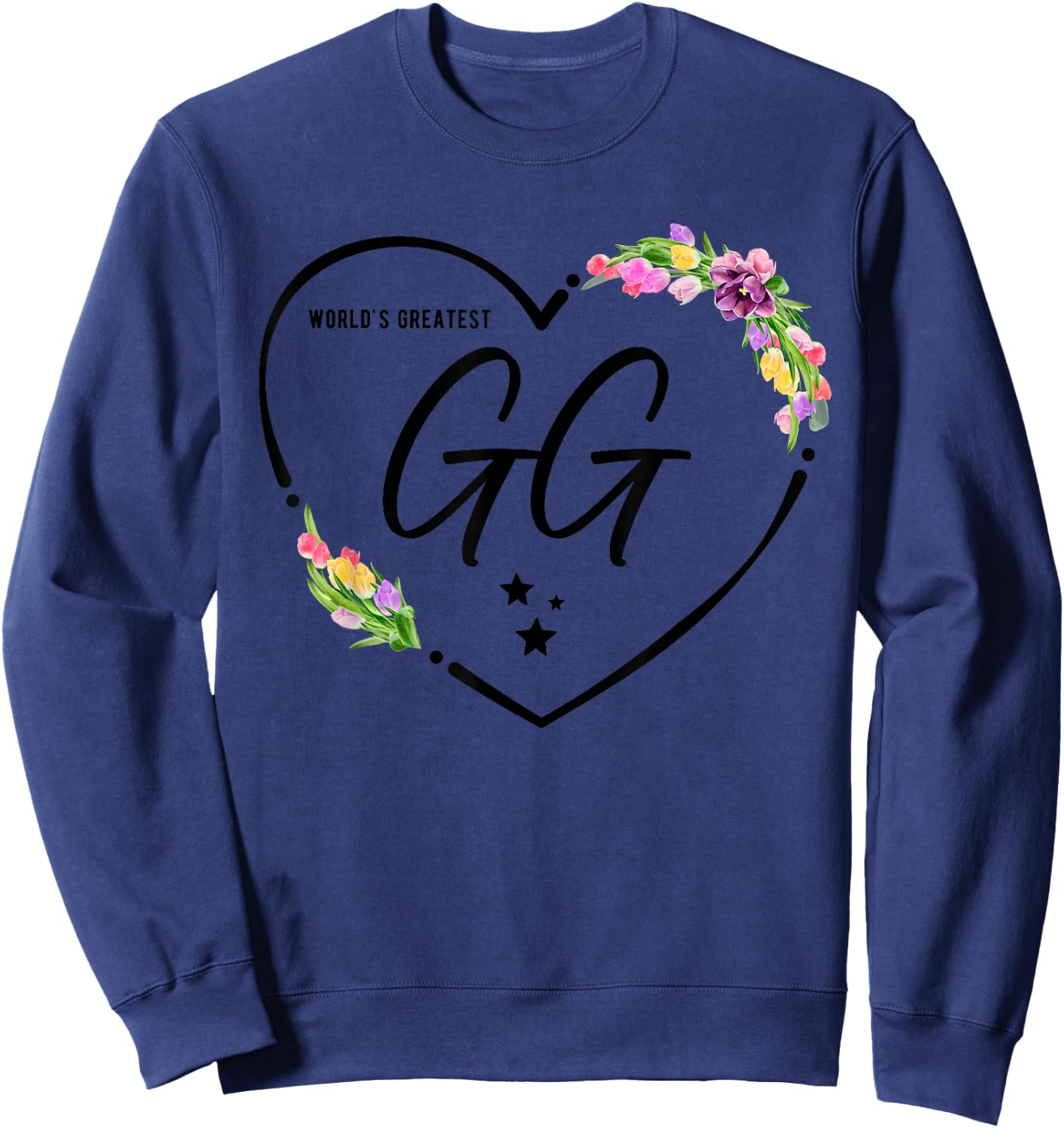 World's Greatest GG for the Best GG Ever Sweatshirt - Sweatshirt | Navy