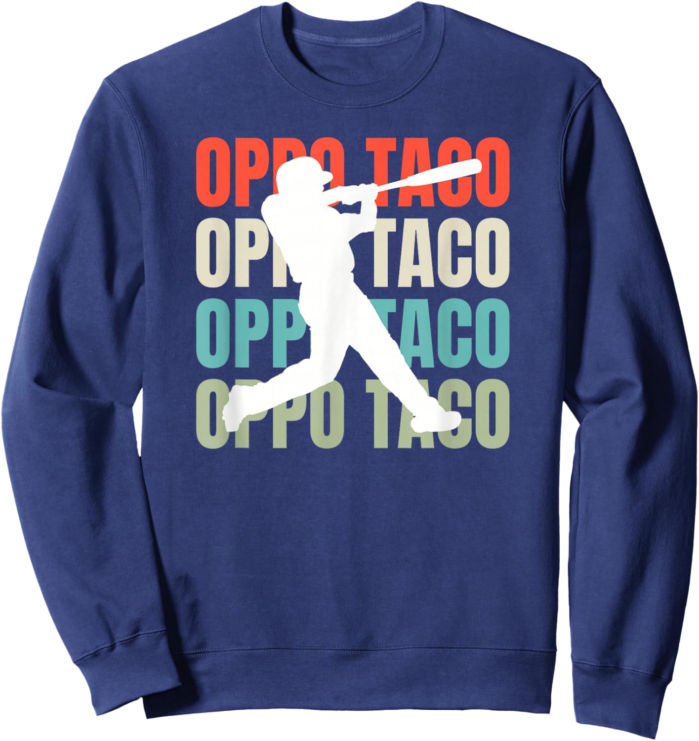 Baseball Oppo Taco Hits Sweatshirt - Sweatshirt | Navy