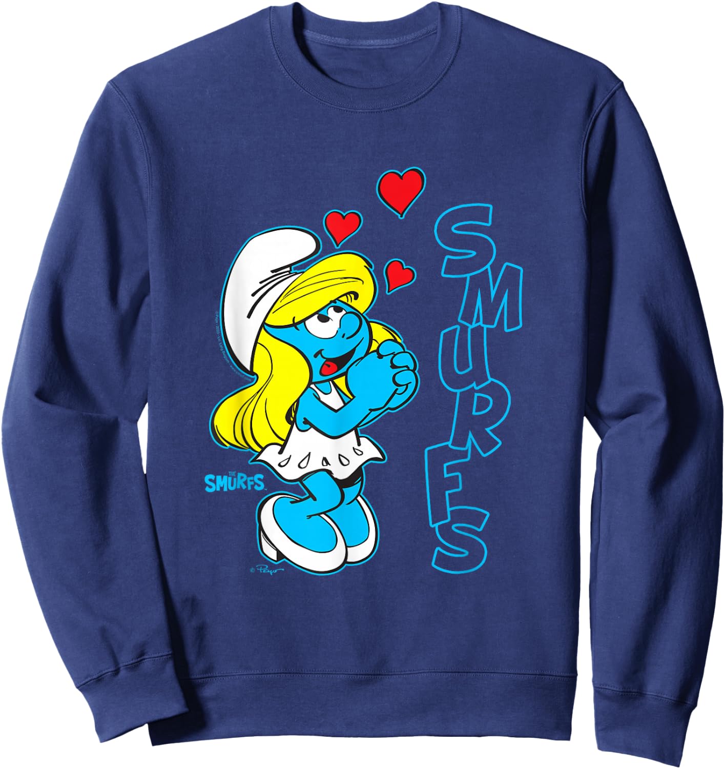 The Smurfs Smurfette Sweatshirt - Sweatshirt | Navy