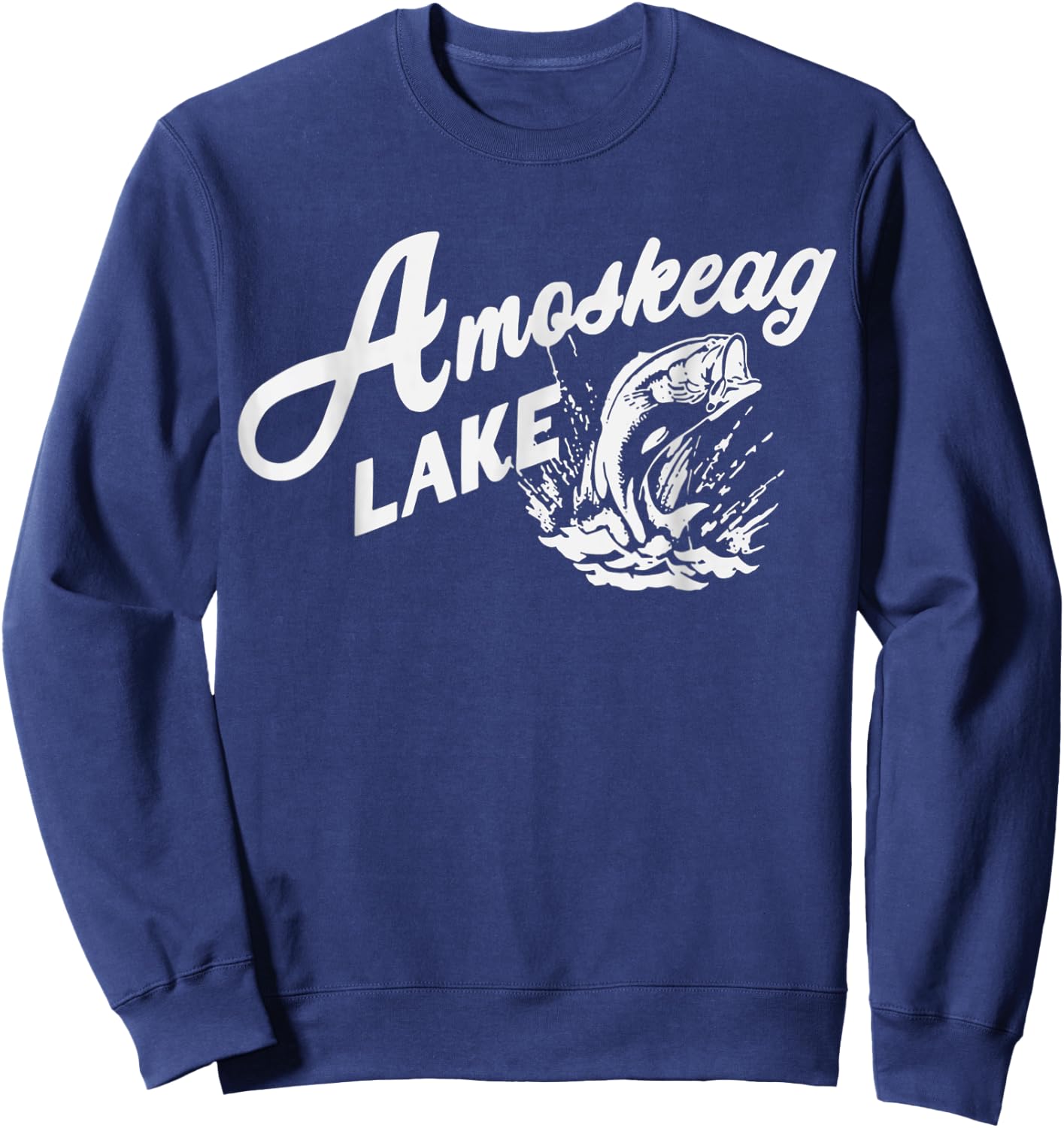 Amoskeag Lake New Hampshire Sweatshirt - Sweatshirt | Navy