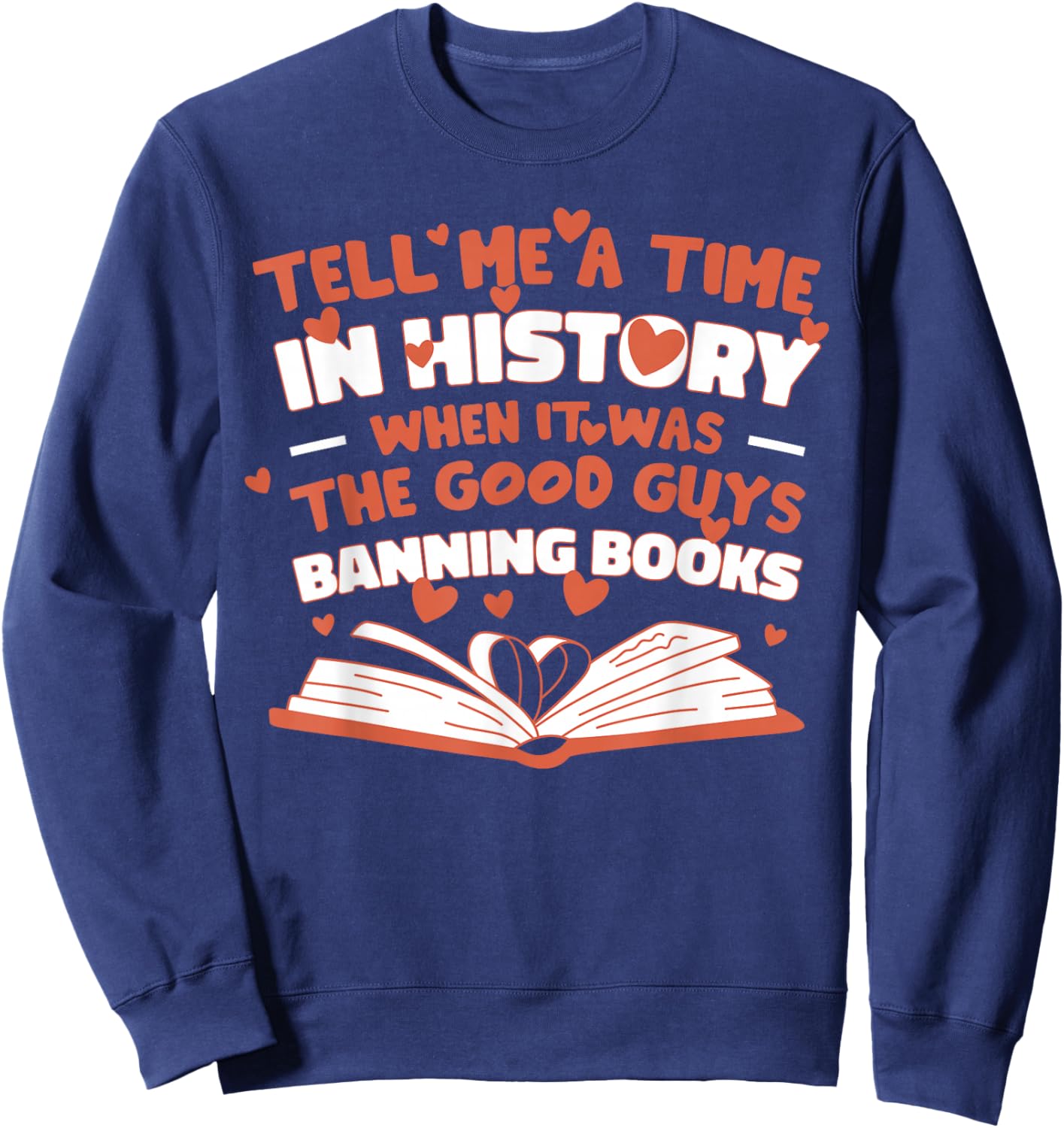 Banned Books Week Read Banned Books Sweatshirt - Sweatshirt | Navy