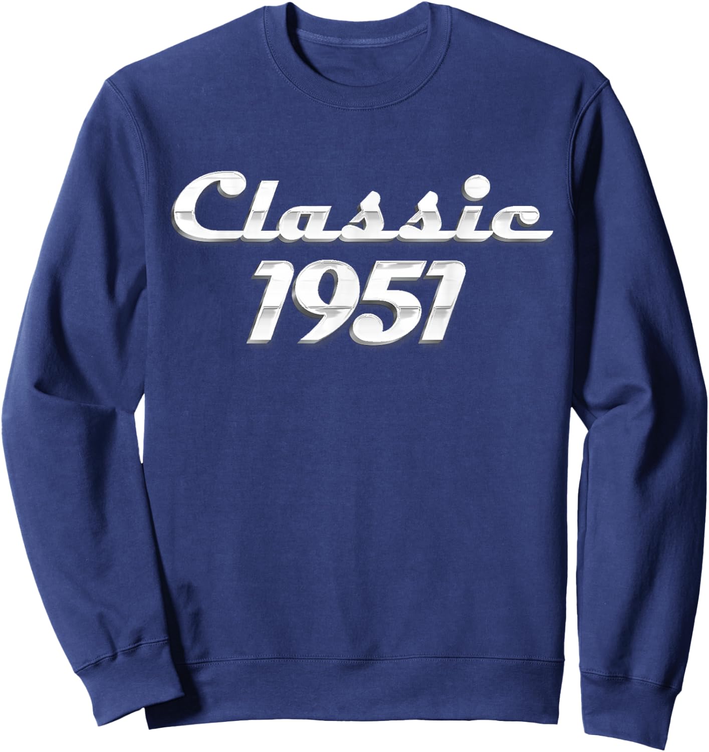 73 Year Old Gift Classic 1951 Vintage Car 73rd Birthday Sweatshirt - Sweatshirt | Navy