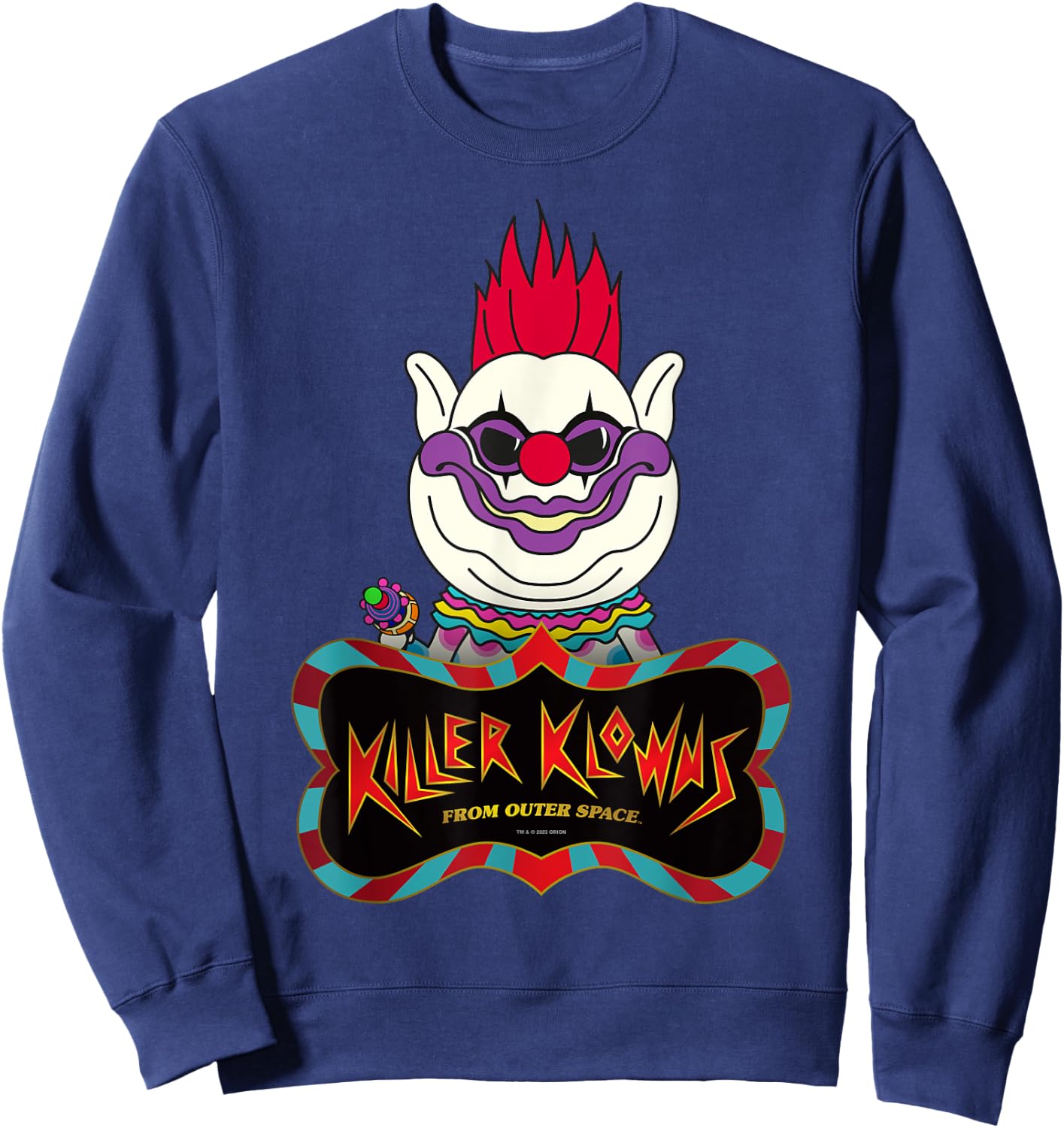 Killer Klowns from Outer Space Chibi Style Fatso Sweatshirt - Sweatshirt | Navy