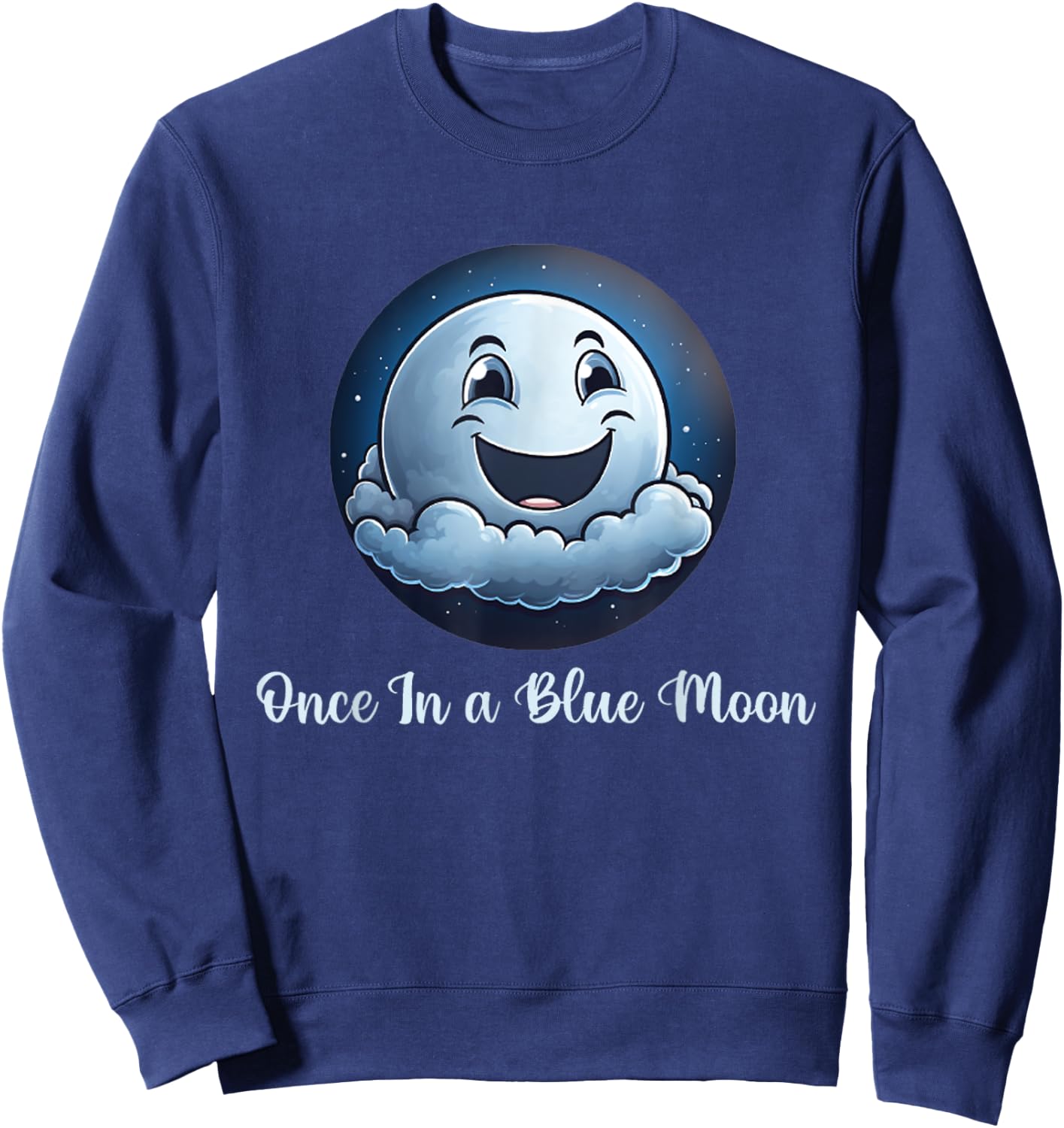 halloween costume Once in a Blue Moon Sweatshirt - Sweatshirt | Navy