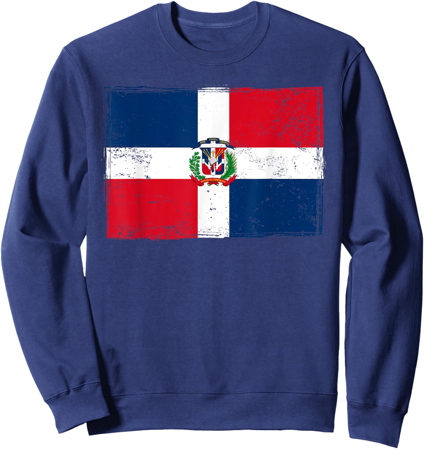 Dominican Republic Flag & Dominican Outfit Sweatshirt - Sweatshirt | Navy