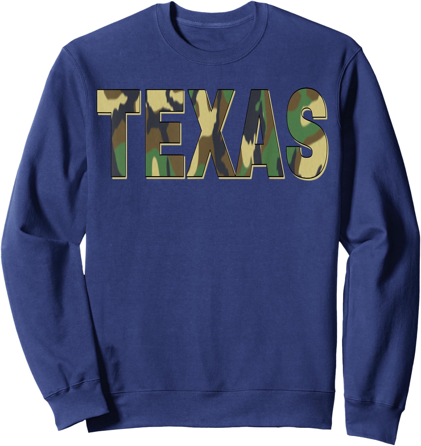 Texas Camouflage Men, Women & Kids Camo Texas Sweatshirt - Sweatshirt | Navy