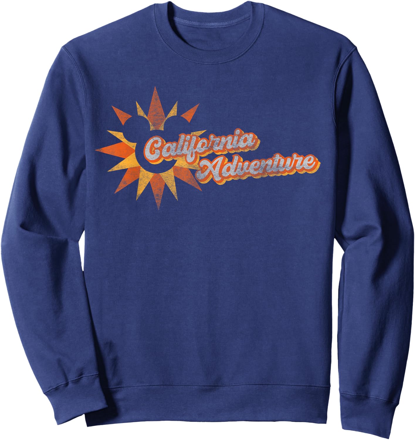 California Adventure Fun Retro Vintage 80s Sweatshirt - Sweatshirt | Navy