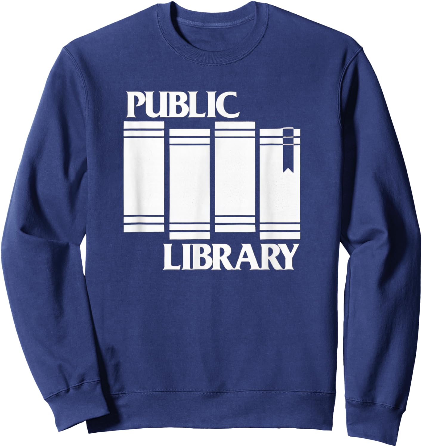 Public Library Punk Libraries Books Sweatshirt - Sweatshirt | Navy