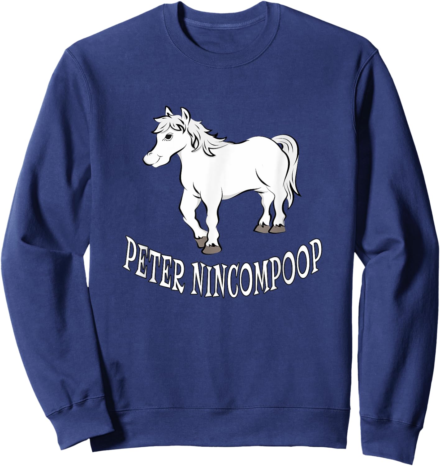 Peter Nincompoop - Horse Sweatshirt - Sweatshirt | Navy