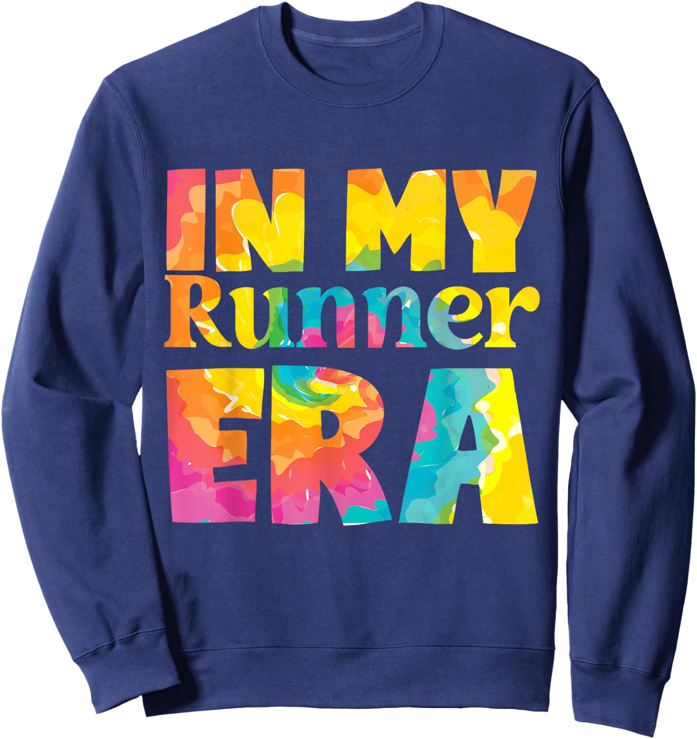 In My Runner Era Sweatshirt - Sweatshirt | Navy