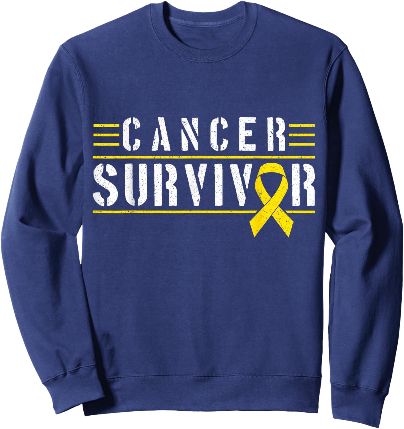 Childhood Cancer Survivor Sweatshirt - Sweatshirt | Navy