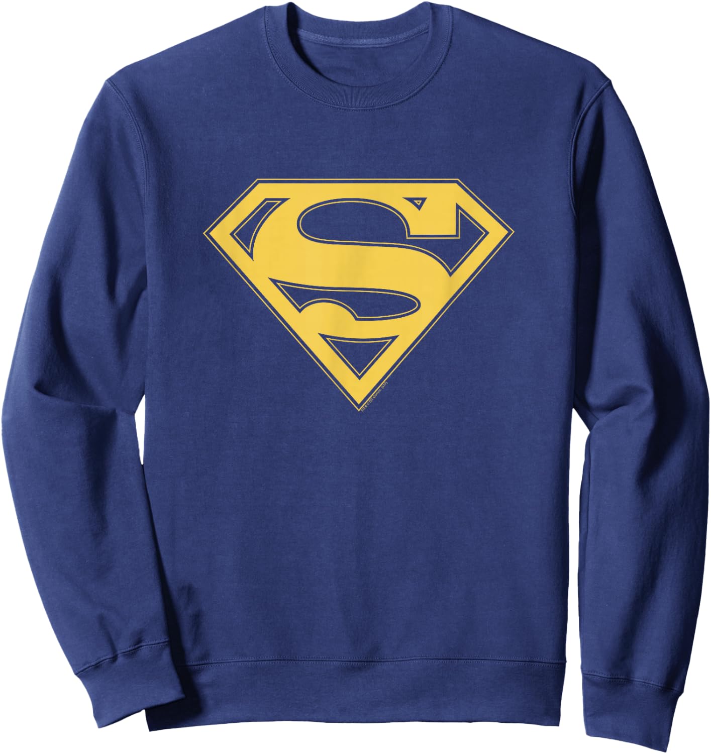 Superman Gold & Black Shield Sweatshirt - Sweatshirt | Navy