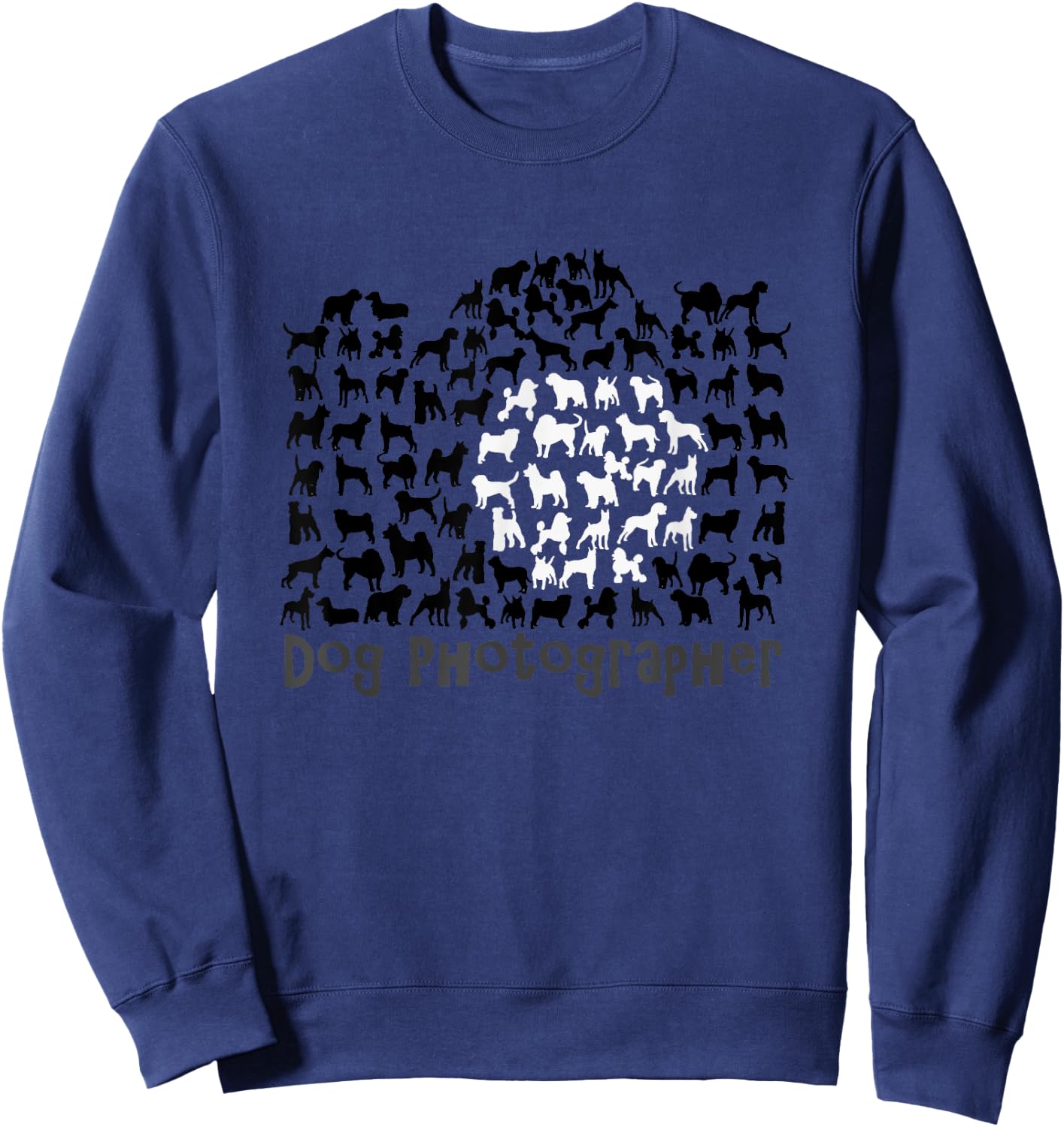 Dog Photographer Women Kids Sweatshirt - Sweatshirt | Navy