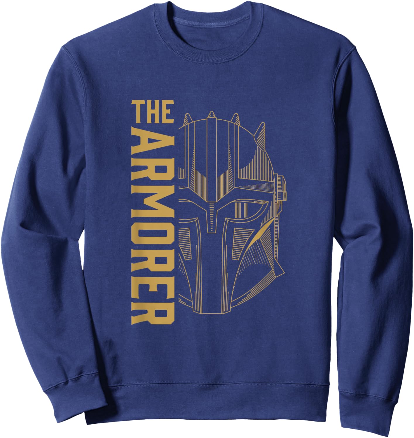 Star Wars: The Mandalorian The Armorer Title Icon Logo Sweatshirt - Sweatshirt | Navy