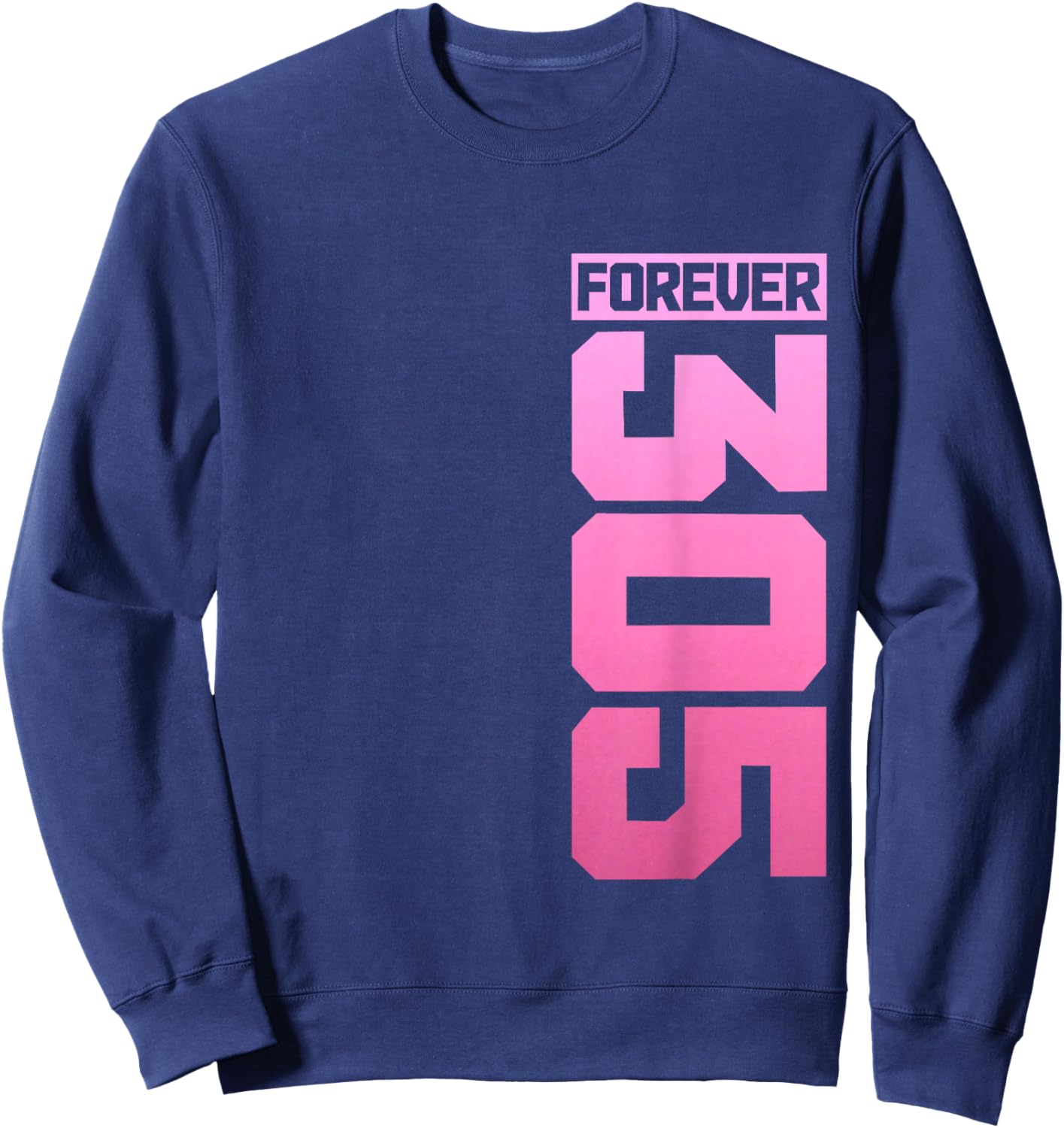 Miami Florida 305 Area Code Forever Vintage FL Sweatshirt - Sweatshirt | Navy