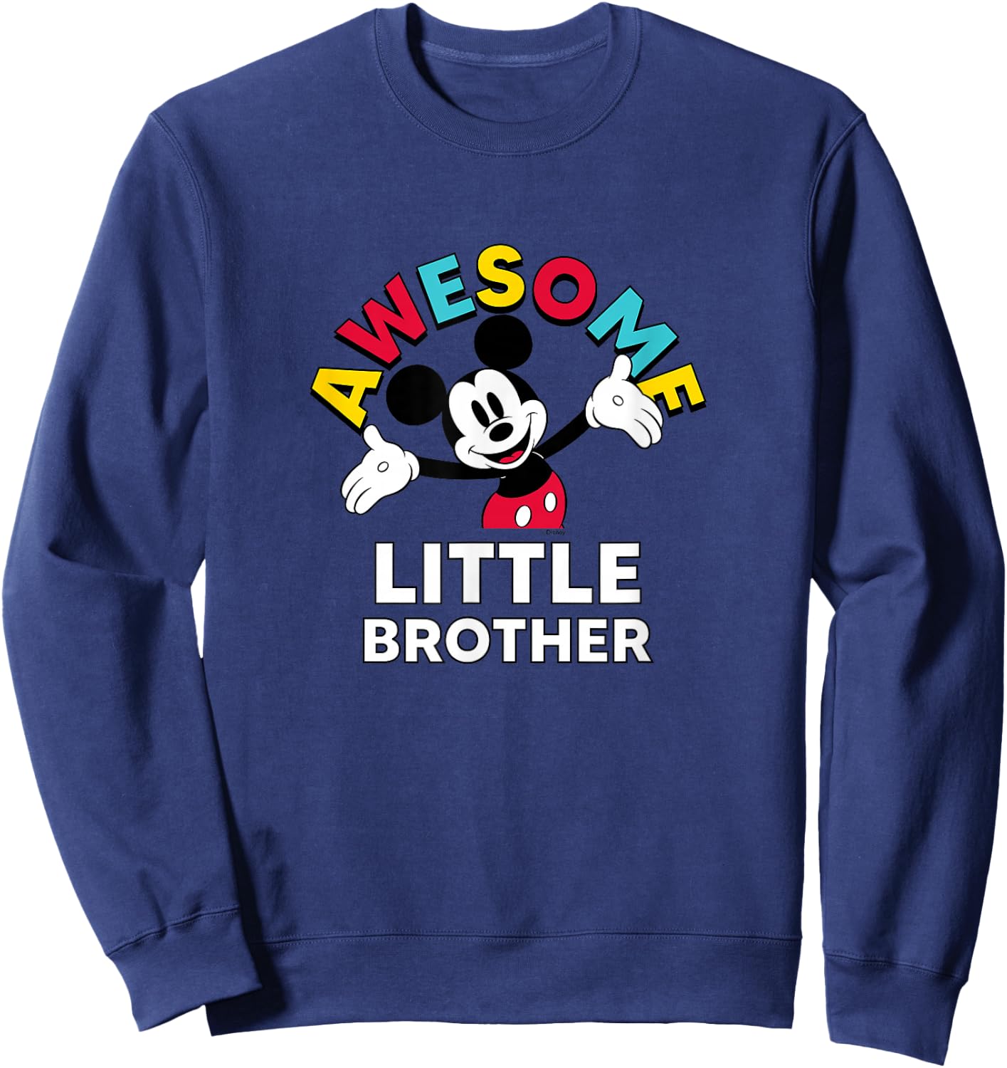Disney - Mickey Awesome Little Brother Sweatshirt - Sweatshirt | Navy