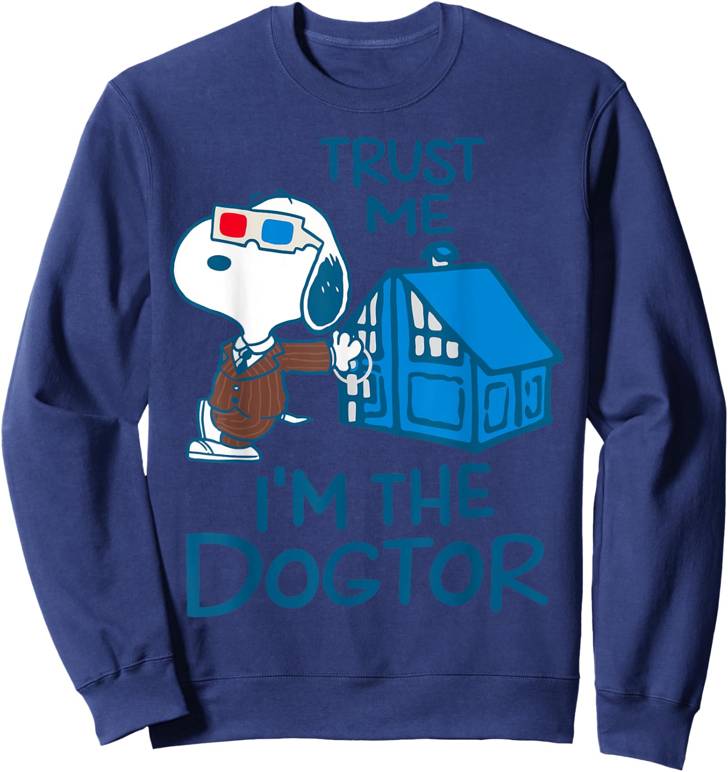 Trust Me I’m A Dogtor Dog Funny Women Sweatshirt - Sweatshirt | Navy