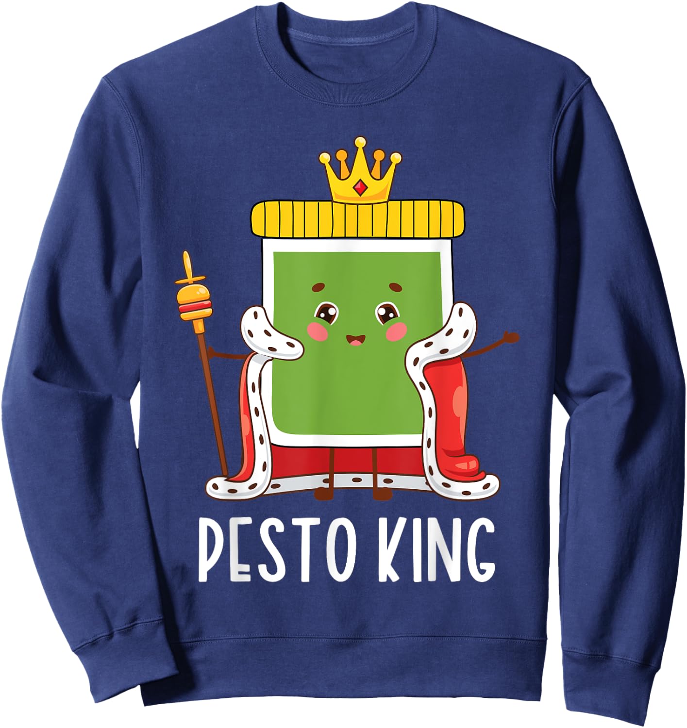 Pesto King Sweatshirt - Sweatshirt | Navy