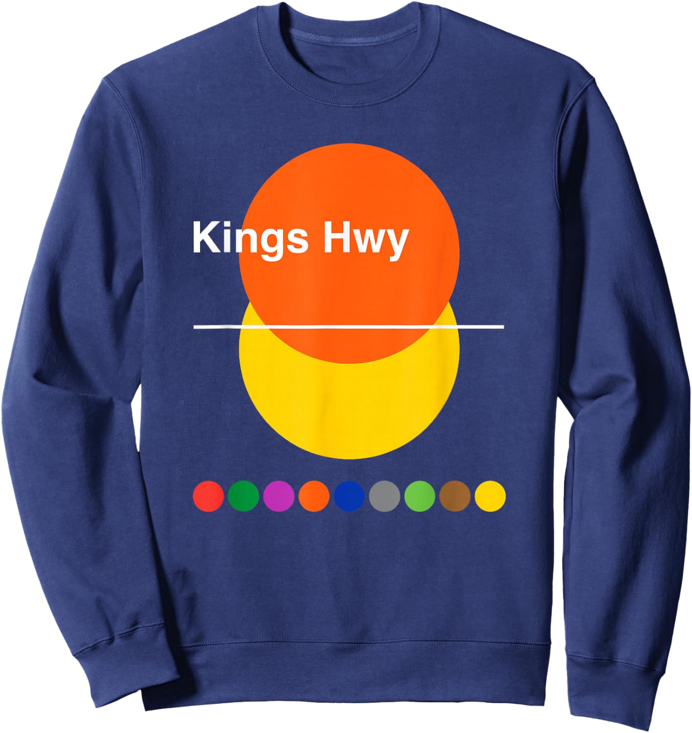 Kings Highway - Brooklyn - Midwood / Sheepshead Bay Sweatshirt - Sweatshirt | Navy