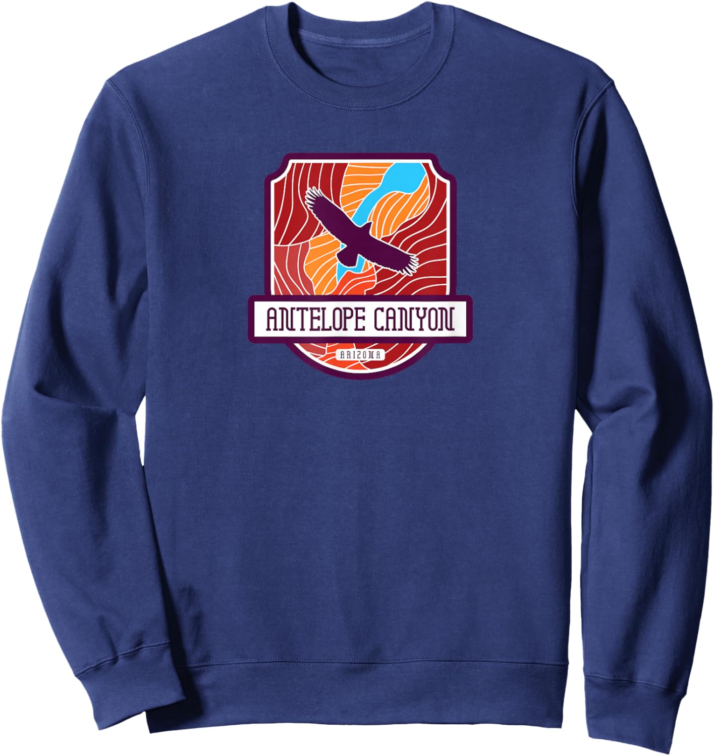 Antelope Canyon - Arizona Sweatshirt - Sweatshirt | Navy
