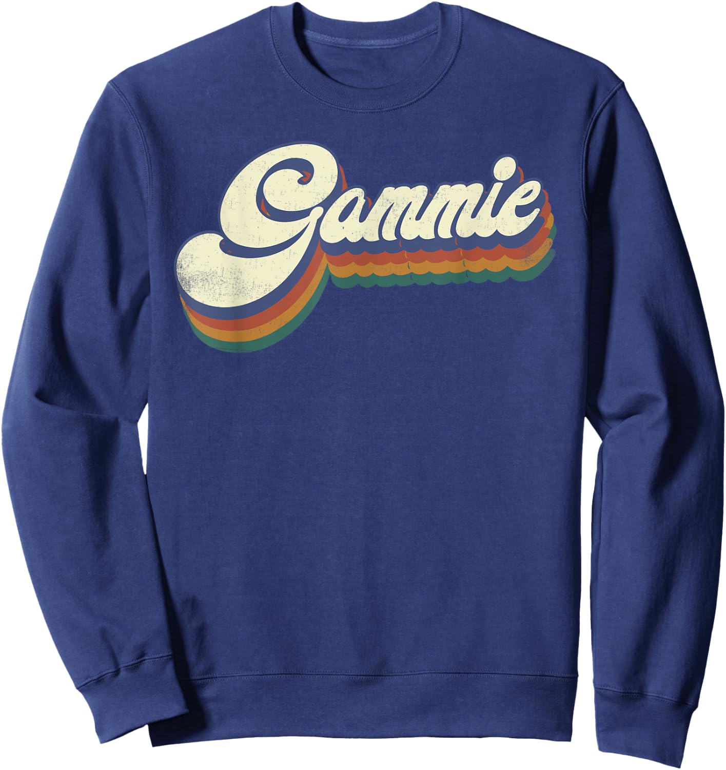 Gammie Gifts For Grandma Retro Vintage Mother's Day Gammie Sweatshirt - Sweatshirt | Navy