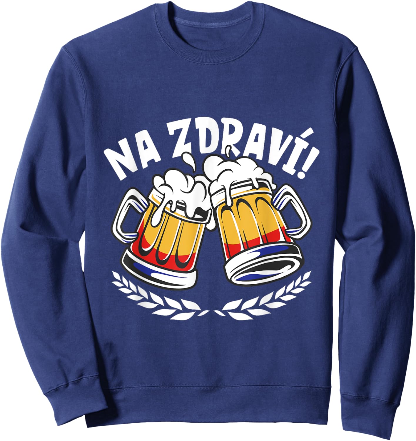 Na Zdravi - Czech toast Sweatshirt - Sweatshirt | Navy