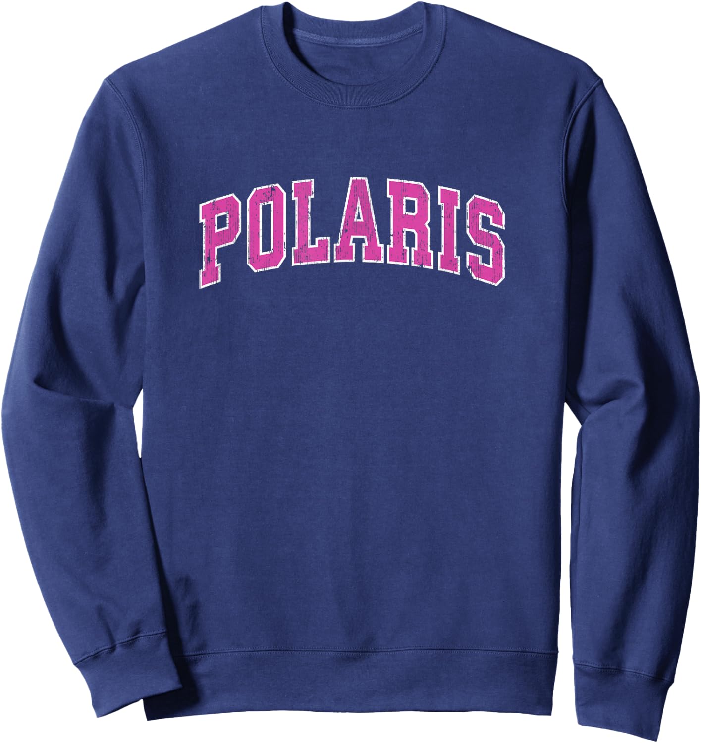 Polaris Montana MT Vintage Sports Design Pink Design Sweatshirt - Sweatshirt | Navy