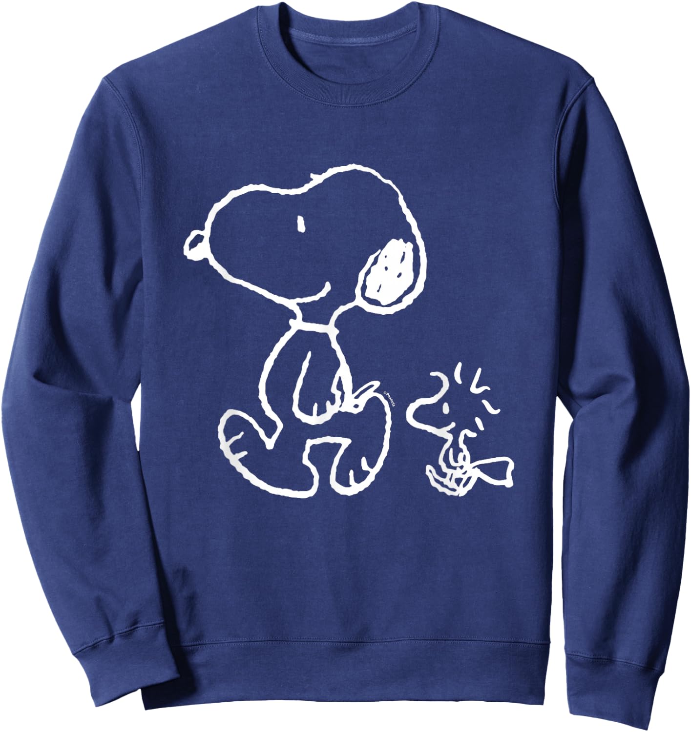 Snoopy Woody Walk Sweatshirt - Sweatshirt | Navy